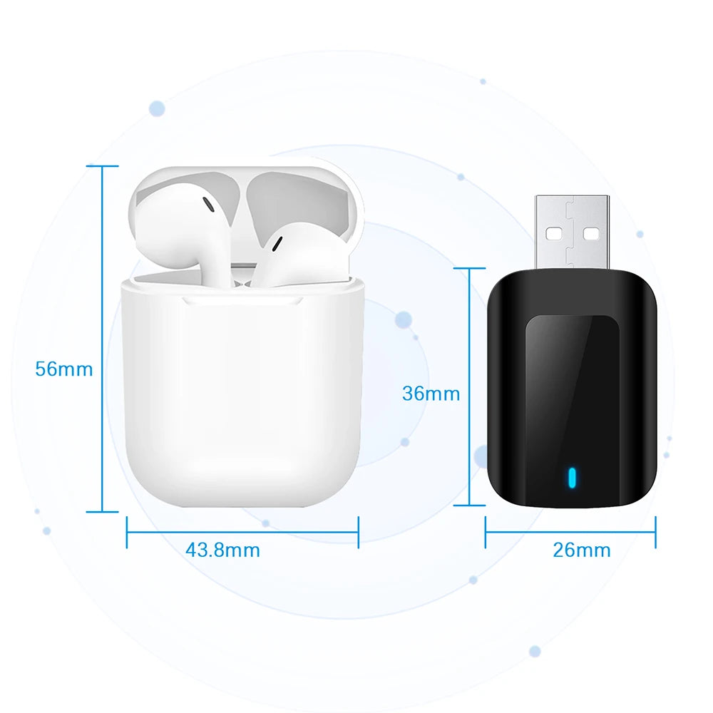 Wireless Adapter CarPlay Android Auto 2in1 Smart Dongle Play&Plug For Citroёn Aircross Berlingo Multispace C4 Picasso C5 Break