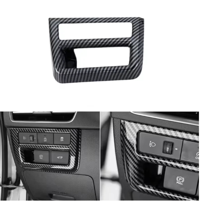 LHD for Hyundai 11th Sonata DN8 2024 Central control gear USB charger panel decorative frame interior modification accessories