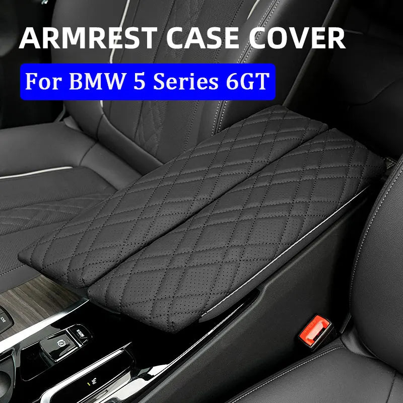 وسادة صندوق مسند ذراع السيارة لسيارات BMW G30 G38 G32 6GT 2018-2023 غطاء صندوق مسند الذراع المركزي للسيارة حصيرة حماية ملحق التصميم الداخلي