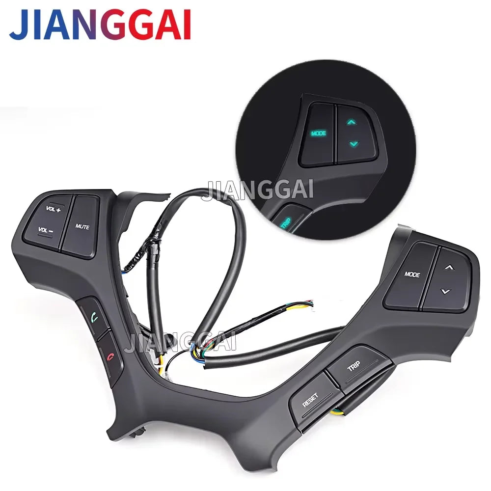 Car Steering Wheel Switch For Hyundai i10 2014 2015 2016 2017 Steering Wheel Audio Control Buttons Accessories