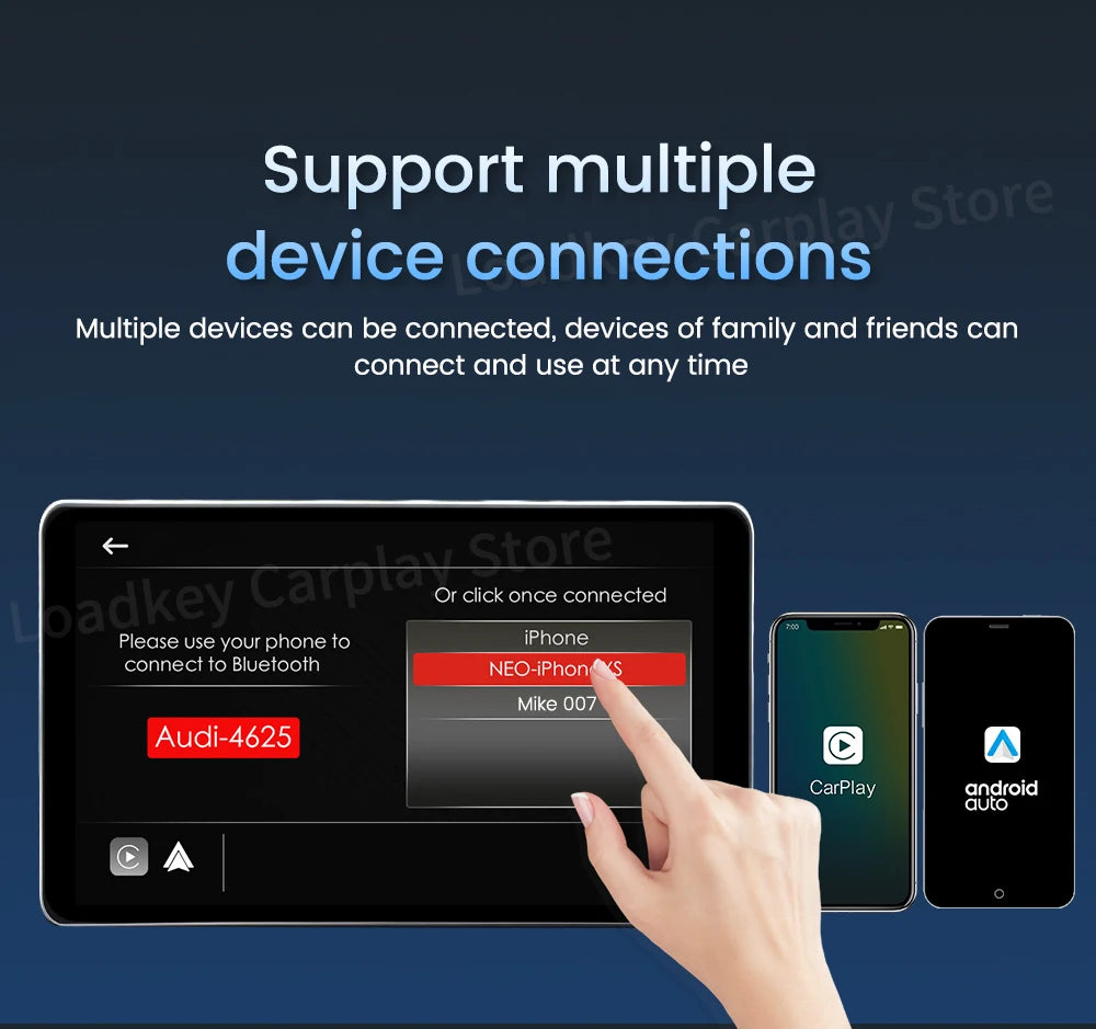 CarlinKit 5.0 & CarlinKit 4.0 Wireless CarPlay Android Auto Waze Music Spotify Auto For Audi Golf Peugeot Mazda KIA Mercedes MG
