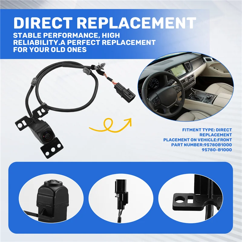 Simple 95780B1000 Car Front View Camera For Hyundai Genesis 2014-2015