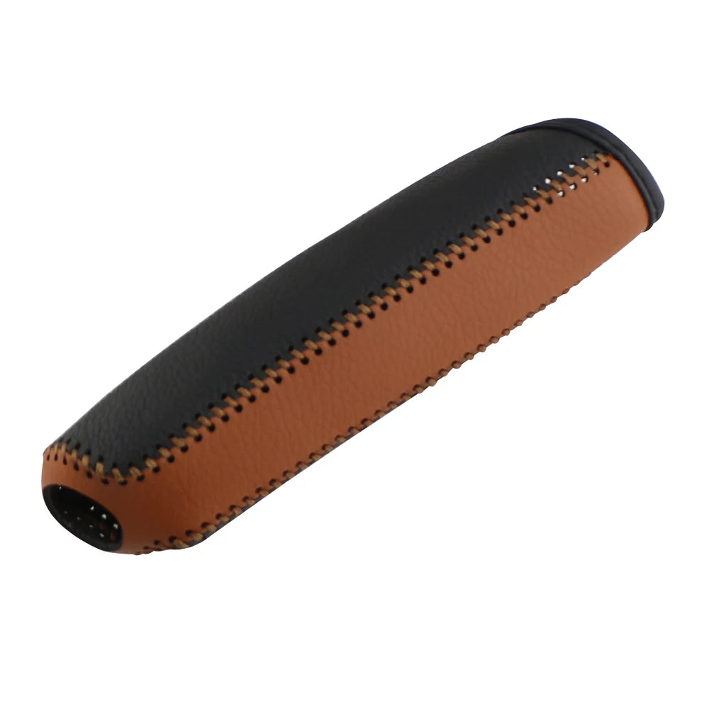 Leather Car Handbrake Hand Brake Cover for Mazda 3 Axela Atenza CX-5 CX3 CX-3 CX5 2015 2016 2017 2018 2019 2020 AT Accessories