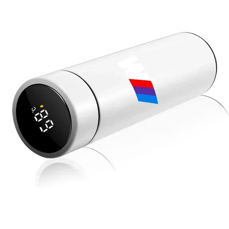 ترمس ذكي للسيارة مع عرض درجة الحرارة وكوب قهوة مناسب لسيارات BMW F20 F40 F22 F30 E90 F32 F10 F06 F07 F46 M3 M4 M5 E60 Z4 G20