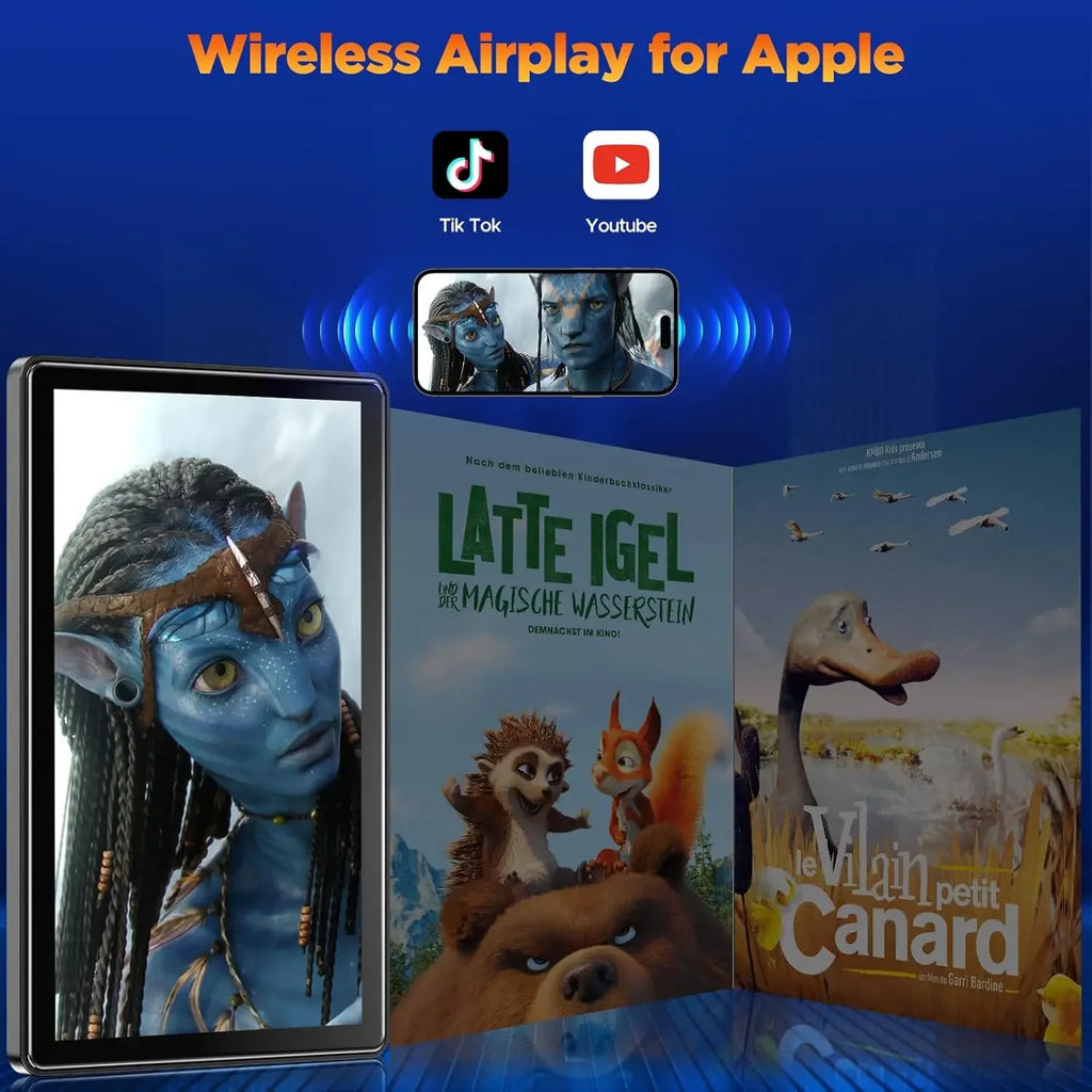 New 8 inch Carplay Screen for Car Wireless Carplay Android Auto Horizontal and Vertical Screen Navigation GPS Portable Car Radio