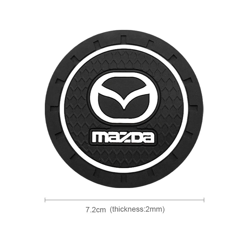 1/2pcs Car Waterproof Pads Black Anti-Skid Auto Parts For Mazda 3 6 Atenza Axela Demio CX3 CX5 MP MS RX8 Accessories