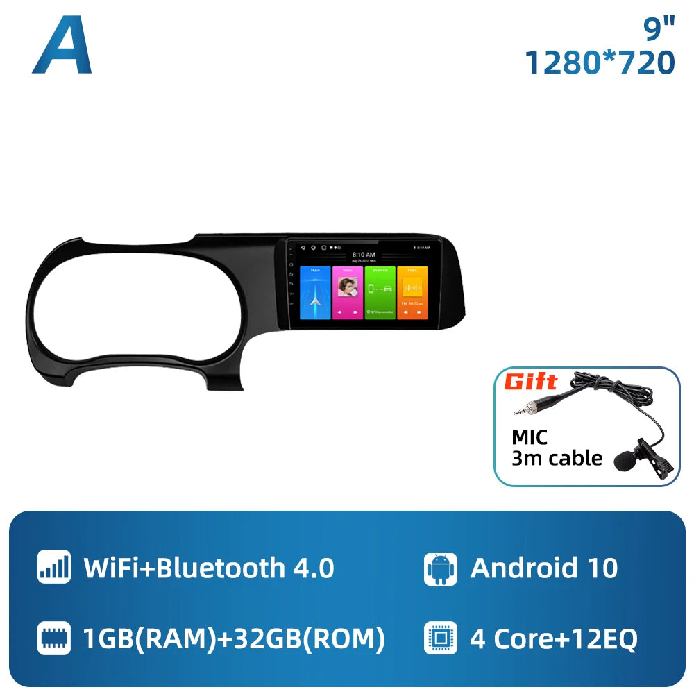 For Hyundai I10 2019 - 2023 Carplay Car Multimedia 2 Din Android Car Stereo Radio Auto Radio GPS Navigation Android Auto WIFI