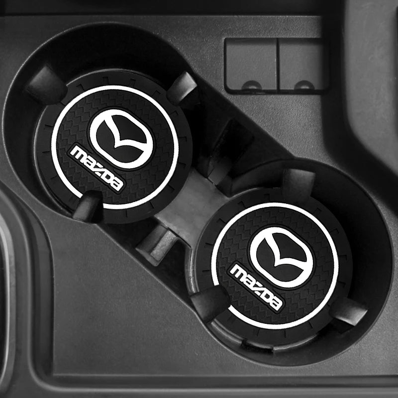 1/2pcs Car Waterproof Pads Black Anti-Skid Auto Parts For Mazda 3 6 Atenza Axela Demio CX3 CX5 MP MS RX8 Accessories