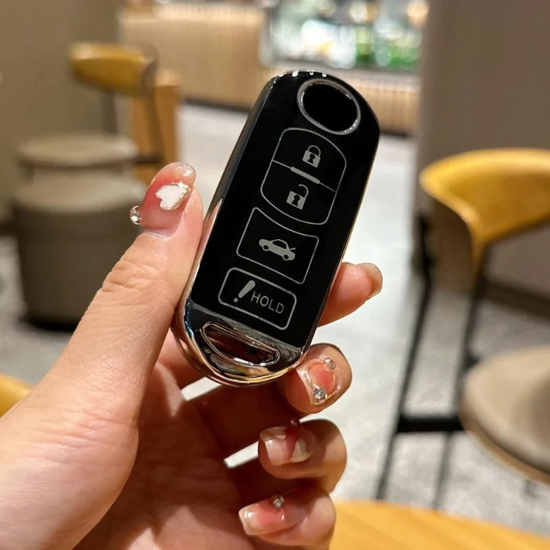 For Mazda 2 3 6 Atenza Axela Demio CX-5 CX5 CX-3 CX7 CX-9 2015 2016 2017 2018 2019 Accessories TPU Car Remote Key Case Cover