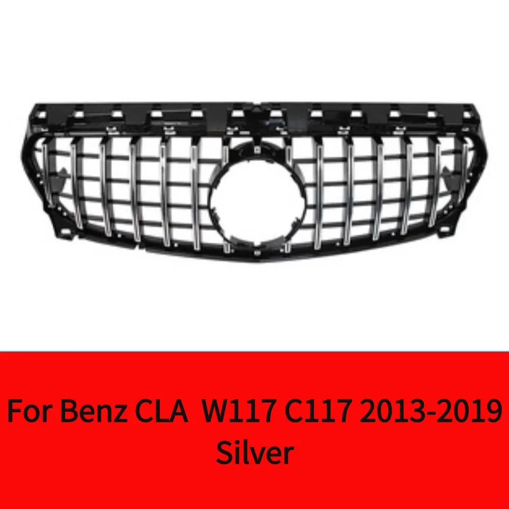 شبكة أمامية بتصميم ماسي لسيارة مرسيدس بنز CLA W117 C117 220 260 180 200 GT ملحقات ضبط شبكة السباق 2013 - 2019