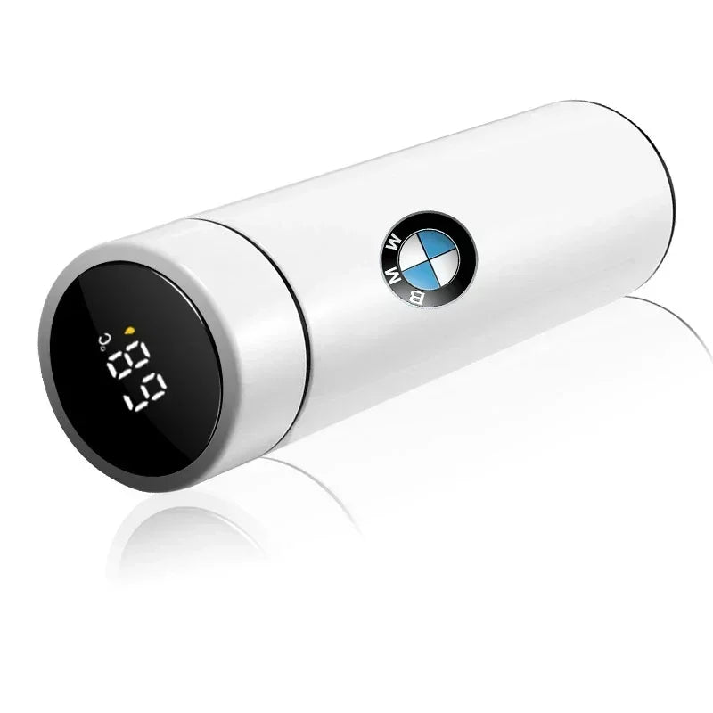 ترمس ذكي للسيارة مع عرض درجة الحرارة وكوب قهوة مناسب لسيارات BMW F20 F40 F22 F30 E90 F32 F10 F06 F07 F46 M3 M4 M5 E60 Z4 G20