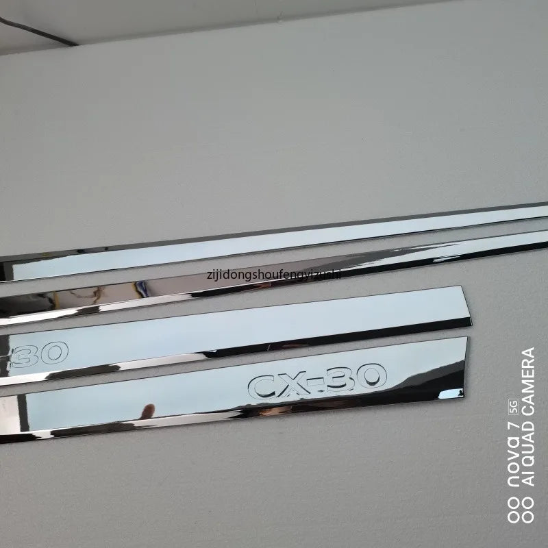 Car Accessories For Mazda CX-30 cx30 2020 2021 2022 2023 2024 ABS Chrome car door trim body anti chafing protective trim