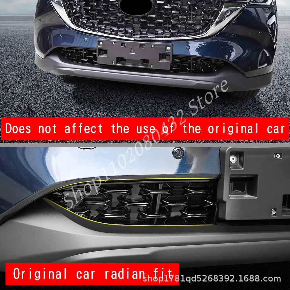 Car Accessories For Mazda CX-5 2022 2023 2024 High quality Metal Front Grille Around Trim Racing Grills Trim Car styling