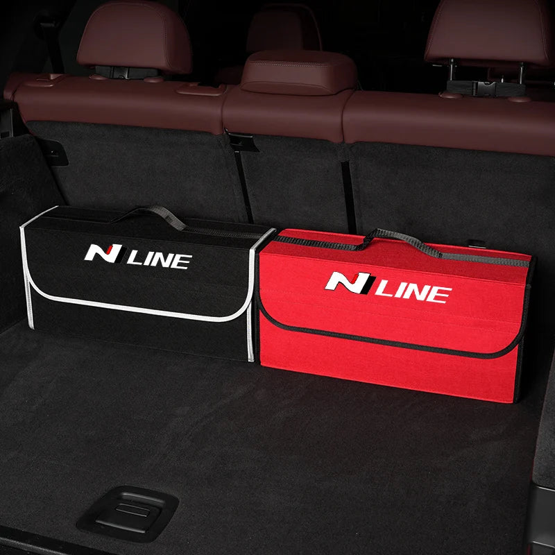 Car Storage Bag Folding Travel Tidying Box Trunk Tools Case For Hyundai Kona Tucson I10 I20 I30 I40 Getz IX35 Venue Accent Ioniq