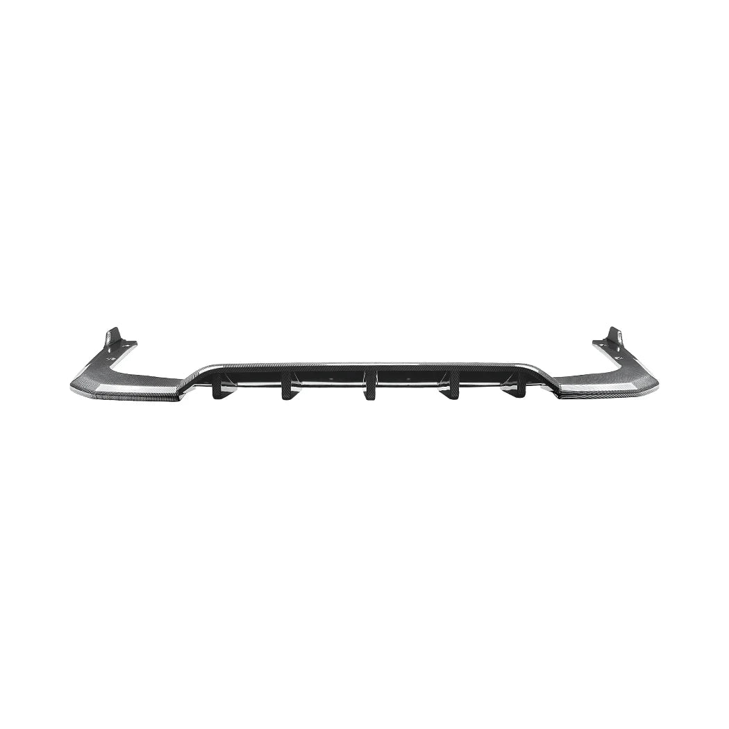 Carbon Fiber Style/Gloss Black Car Rear Bumper Diffuser Lip Spoiler For KIA Stinger 2018 2019 2020 2021 Rear Diffuser Body Kit
