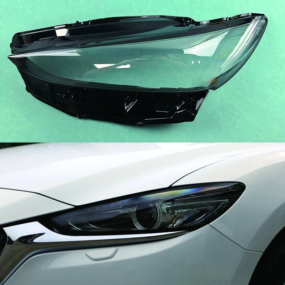 For Mazda 6 Atenza 2020 2021 Transparent Lampshade Front Headlight Shell Headlamp Cover Lens Plexiglass Auto Replacement Parts