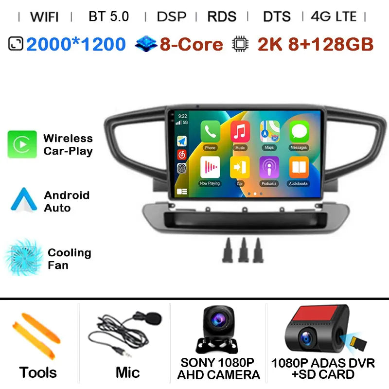 Android 15 For Hyundai IONIQ 2016 2017 2018 2019 2020 Multimedia Navigation GPS Autoradio Player Screen TV Car Radio No 2Din DVD