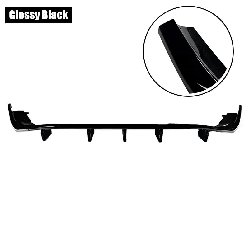 Car Rear Bumper Diffuser Lip ABS Boot Spoiler Splitter For Mazda MX-5 MX5 Miata ND 2016-2025 Carbon Fiber Look/Black Bumper Trim