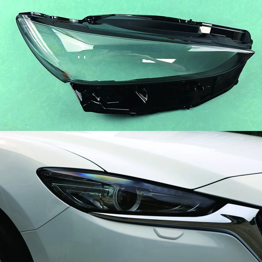 For Mazda 6 Atenza 2020 2021 Transparent Lampshade Front Headlight Shell Headlamp Cover Lens Plexiglass Auto Replacement Parts