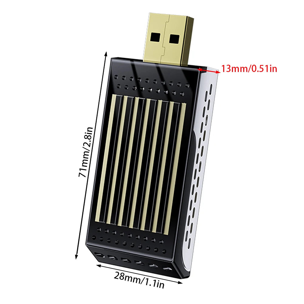 Ai Box Androids 13 Carplays Androids Auto Adapter Compatible with Most Cars