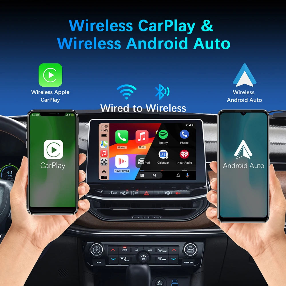 Wireless Adapter CarPlay Android Auto 2in1 Smart Dongle Play&Plug For Citroёn Aircross Berlingo Multispace C4 Picasso C5 Break