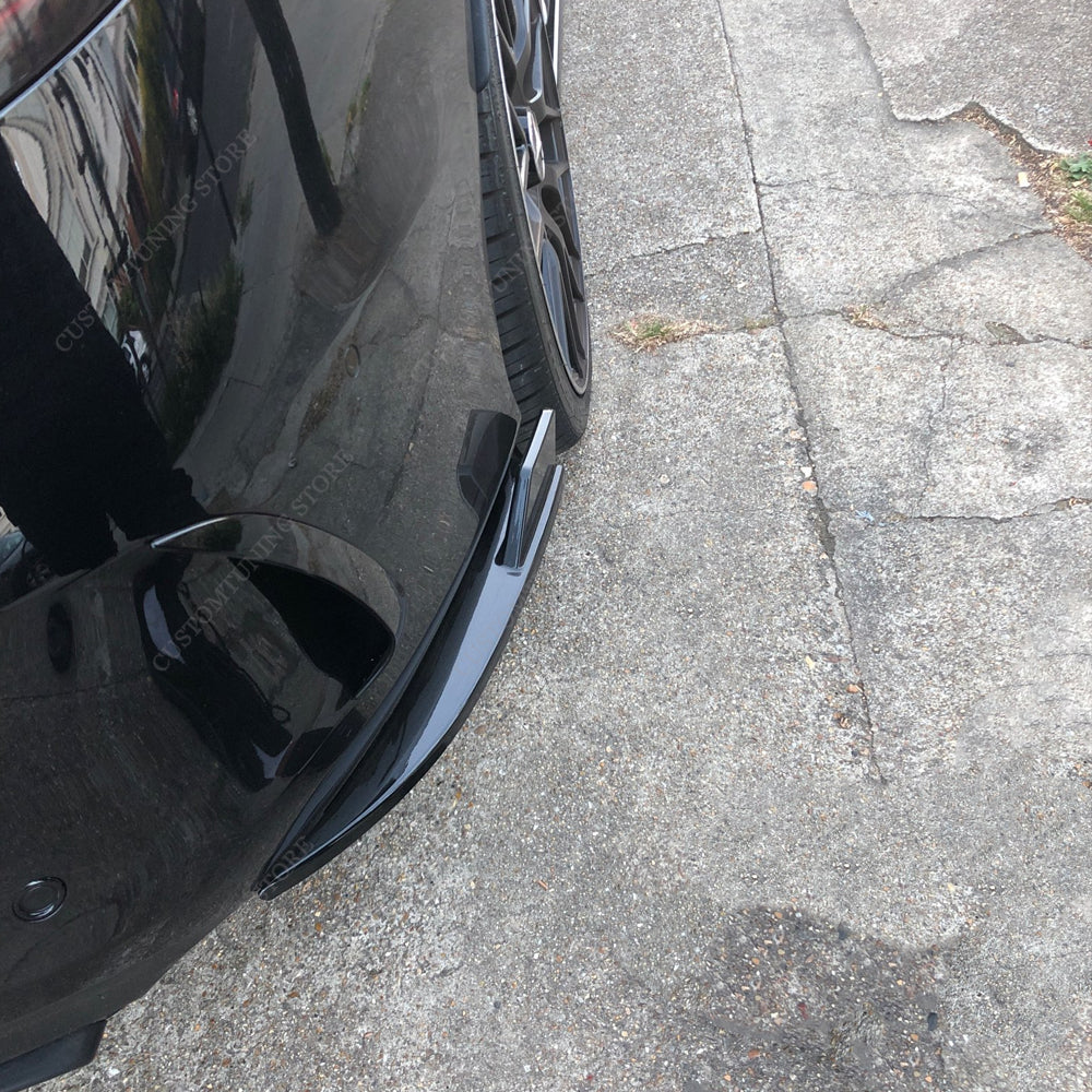 فاصل جانبي للمصد الخلفي لسيارة مرسيدس A205 الفئة C C300 C400 C43 C63 AMG Cabrio فاصل المصد الخلفي تنانير طقم الجسم 2016-2021
