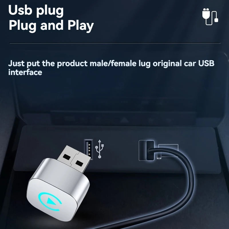 Carplay AI Box Android 13 Original Wired Carplay 2in1 wifi Bluetooth mini Portable Auto Cars Wireless Carplay Android Auto Box