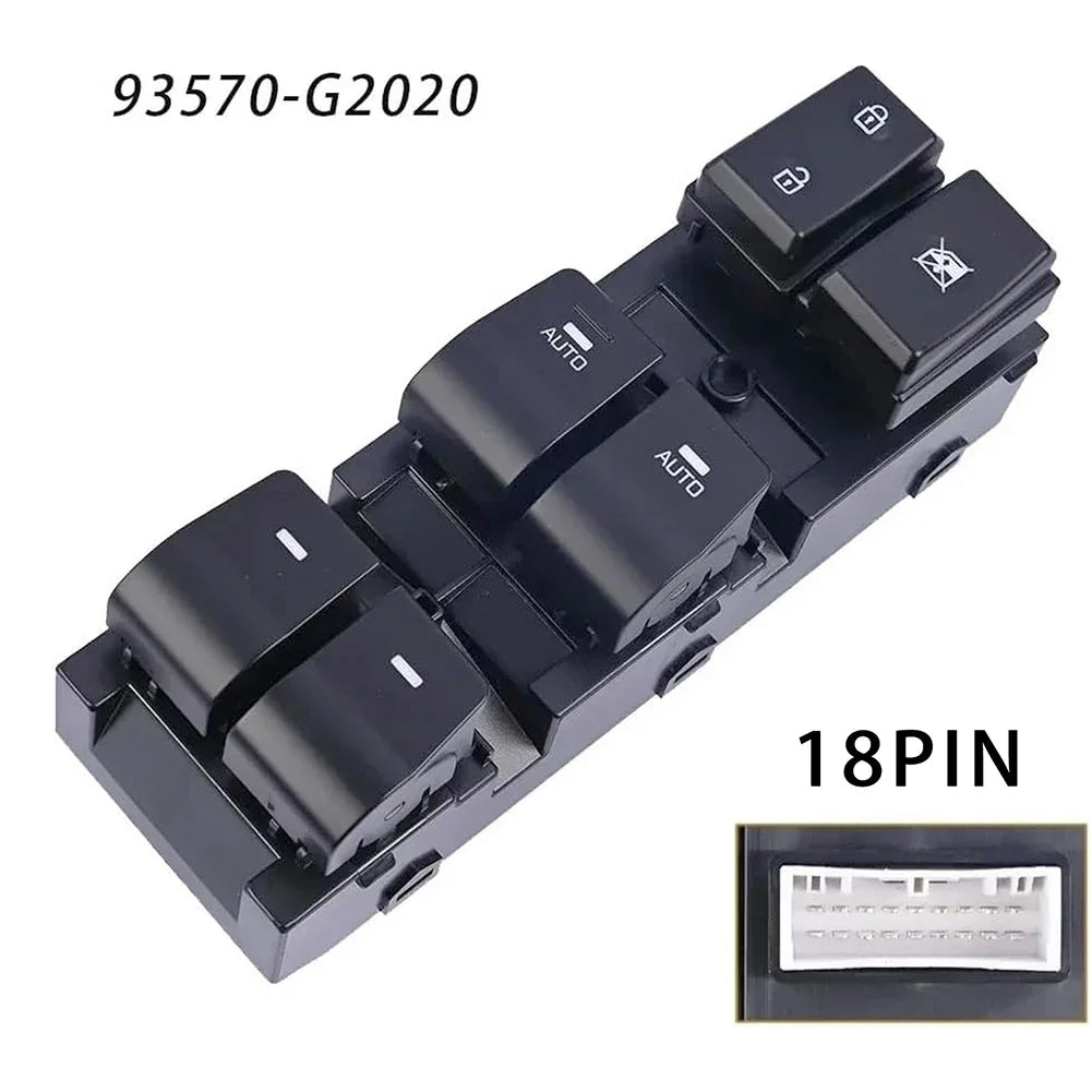 Car Power Window Switch Control Panel Front Left For Hyundai For Ioniq Power Window Switch Button Auto Interior Parts