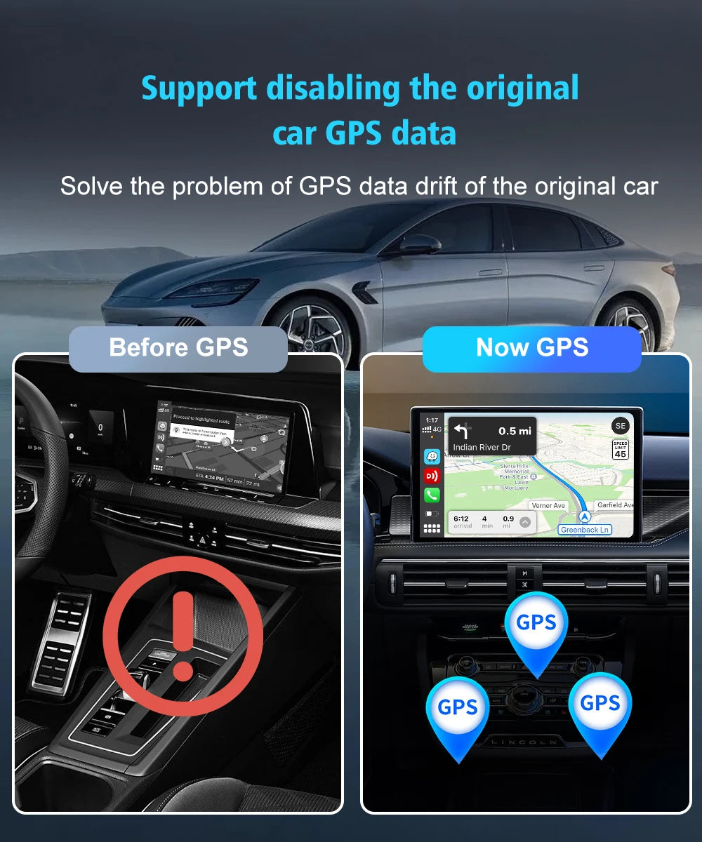CarlinKit 5.0 & CarlinKit 4.0 Wireless CarPlay Android Auto Waze Music Spotify Auto For Audi Golf Peugeot Mazda KIA Mercedes MG