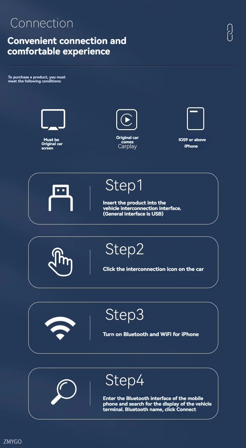 Carplay AI Box Android 13 Original Wired Carplay 2in1 wifi Bluetooth mini Portable Auto Cars Wireless Carplay Android Auto Box