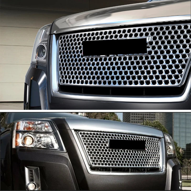 شبكة قرص العسل لسيارة GMC Terrain 2010 2012 2013 2014 2015 طراز Denali، المصد الأمامي، الشبك العلوي، الشبك المركزي، الرادياتير