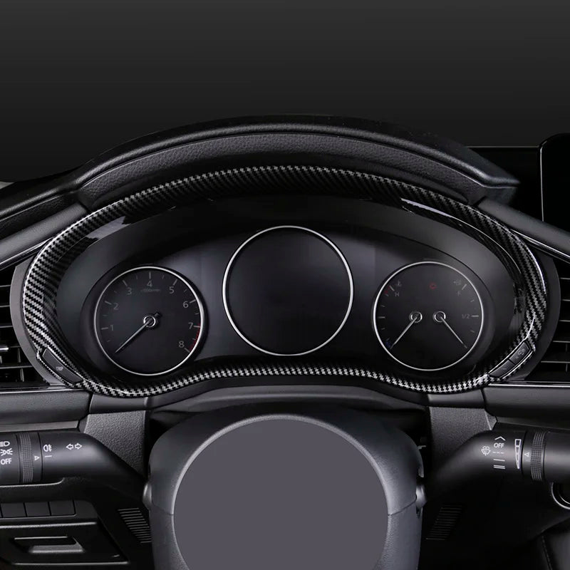 Car Accessories Trim Carbon Fiber Style Dash board Cover For Mazda CX30 CX-30 2020 2021 2022 Mazda 3