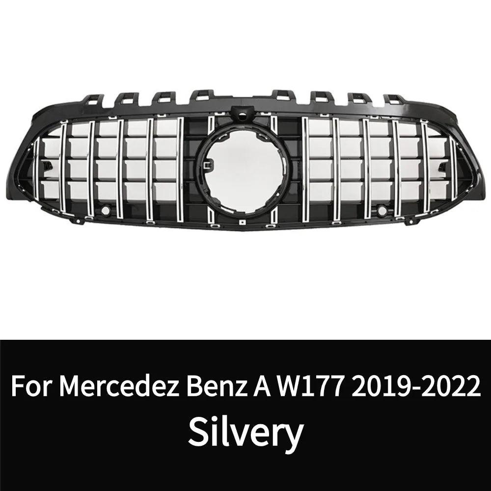 لمرسيدس بنز W177 موديل 2019 2020 2021 2022 A35 Style Auto Front Bumper Panamericana GTR Grille Racing Grill Amg GT Grill