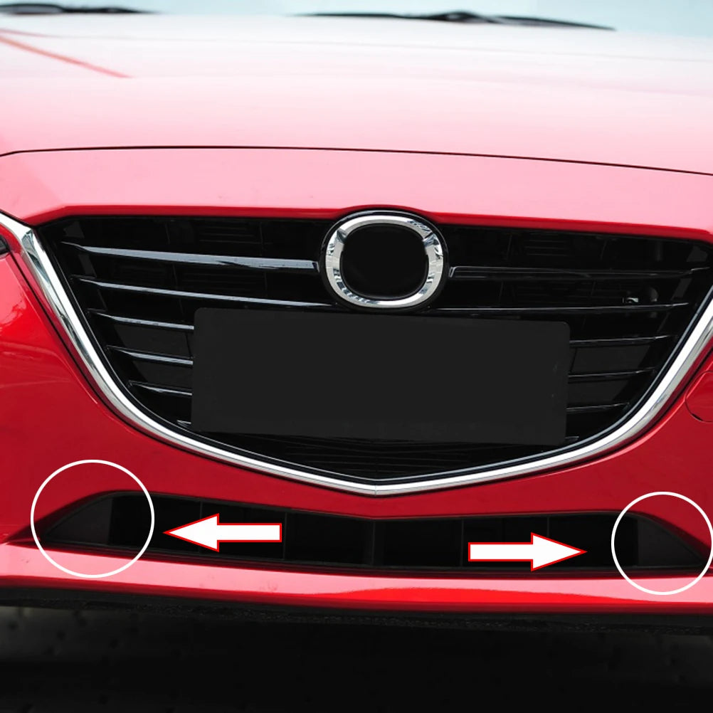 BJS7-50-101 Front Right Lower Bumper Triangle Trim Tow Hook Cover Cap For Mazda 3 AXELA 2014 2015 2016 BHN1-50-101 BHN1-50-102
