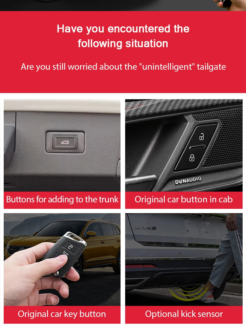 For KIA Carnival 2015-2020 Electric Tailgate Car Lift Auto Automatic Trunk Opening Electric Motor for Trunk Car Accessory Tools