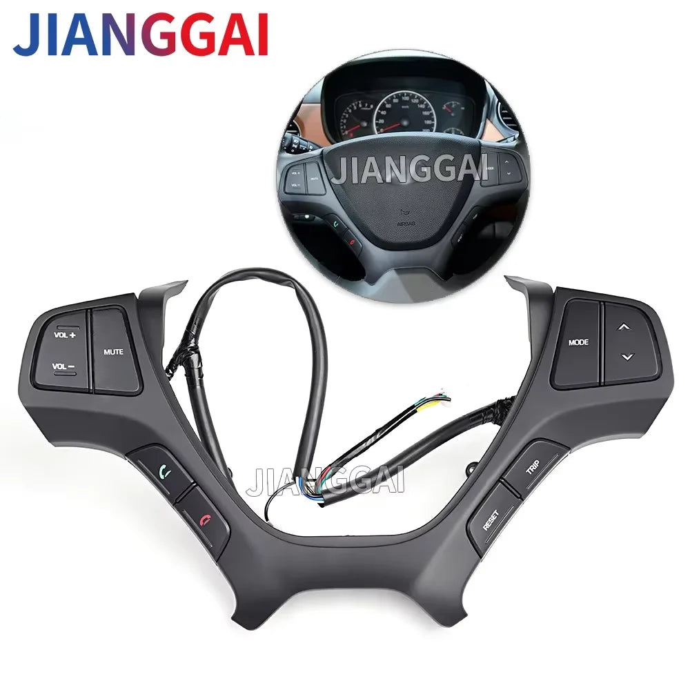 Car Steering Wheel Switch For Hyundai i10 2014 2015 2016 2017 Steering Wheel Audio Control Buttons Accessories