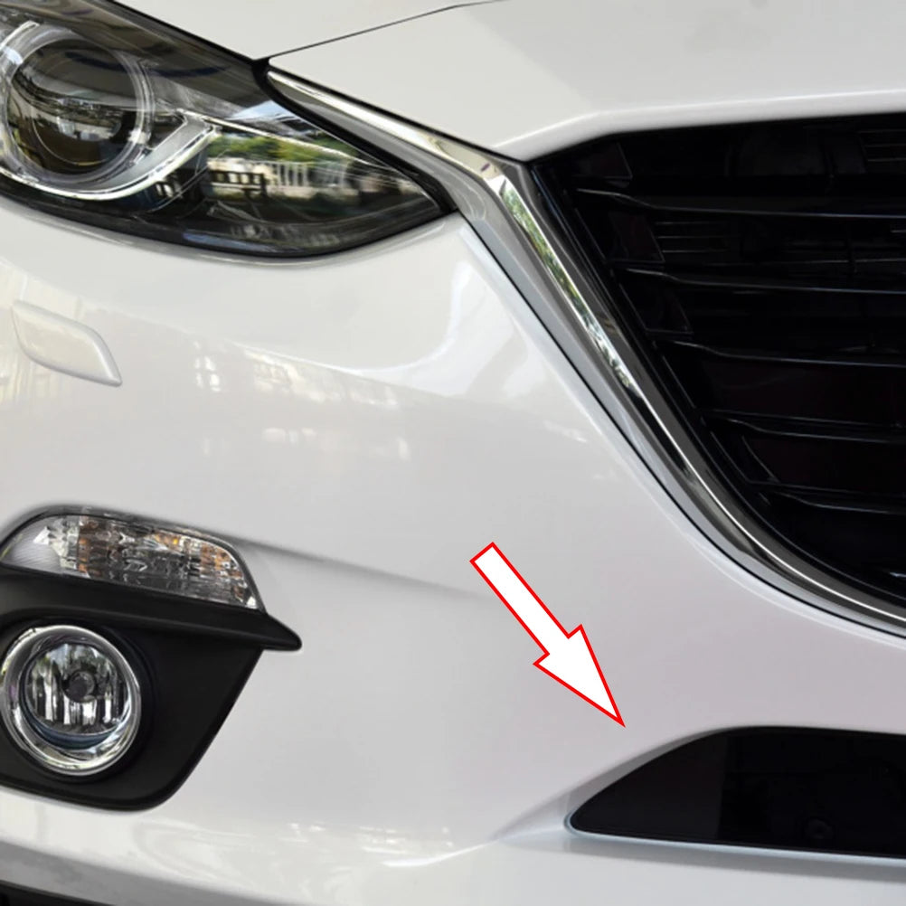 BJS7-50-101 Front Right Lower Bumper Triangle Trim Tow Hook Cover Cap For Mazda 3 AXELA 2014 2015 2016 BHN1-50-101 BHN1-50-102