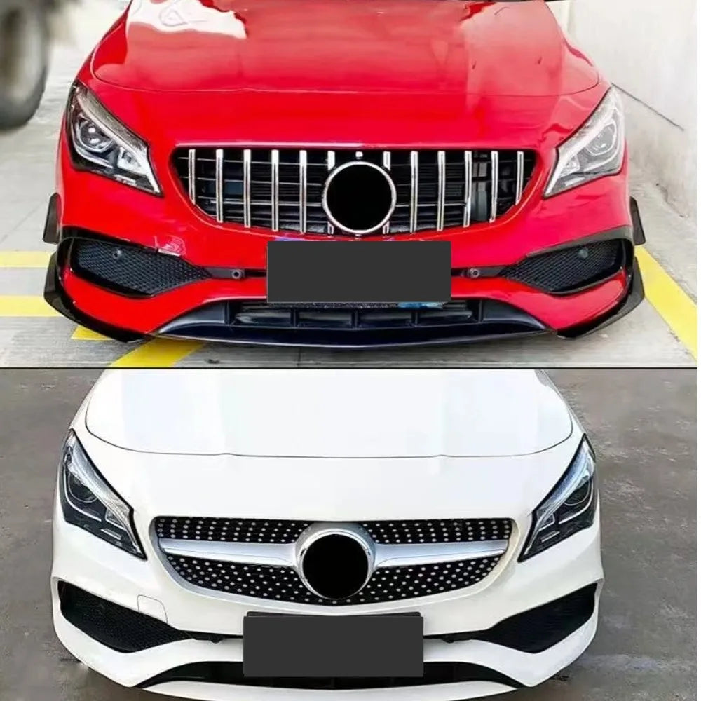 شبكة أمامية بتصميم ماسي لسيارة مرسيدس بنز CLA W117 C117 220 260 180 200 GT ملحقات ضبط شبكة السباق 2013 - 2019