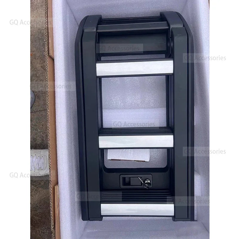شيري جيتور ترافيلر T2 2024 جيتور T2 سقف سلم جانبي نافذة خلفية من سبائك الألومنيوم إطار سلم قابل للطي