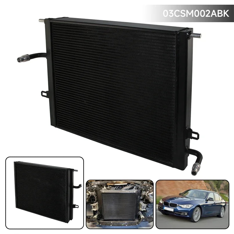 مشعاع المنافسة لمحرك BMW B48 وB58 سلسلة F F20/F21/F22/F23/F30/F31/F32/F33/F34/F35/F36 LCI M140i M240i أسود