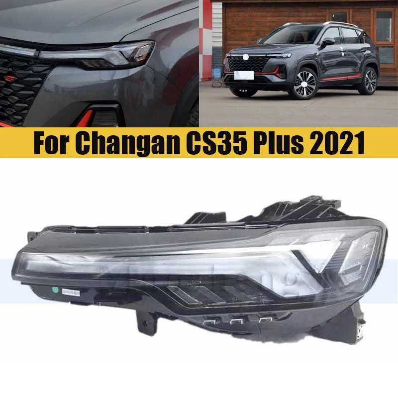 مصباح أمامي للمصد الأمامي لسيارة Changan CS35 Plus 2021 مصباح أمامي بدون لمبة إضاءة