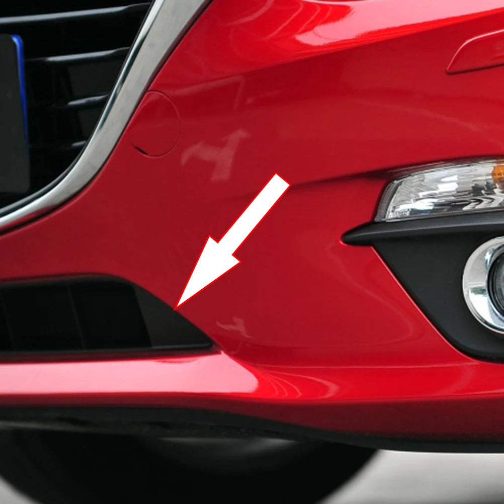 BJS7-50-101 Front Right Lower Bumper Triangle Trim Tow Hook Cover Cap For Mazda 3 AXELA 2014 2015 2016 BHN1-50-101 BHN1-50-102