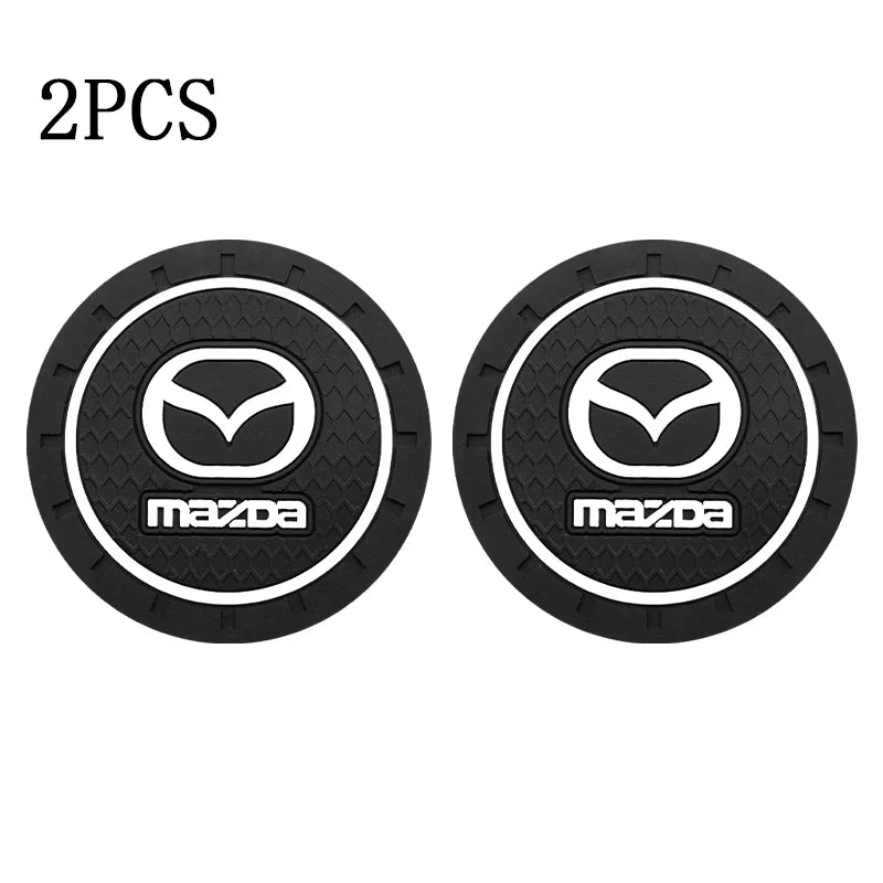 1/2pcs Car Waterproof Pads Black Anti-Skid Auto Parts For Mazda 3 6 Atenza Axela Demio CX3 CX5 MP MS RX8 Accessories