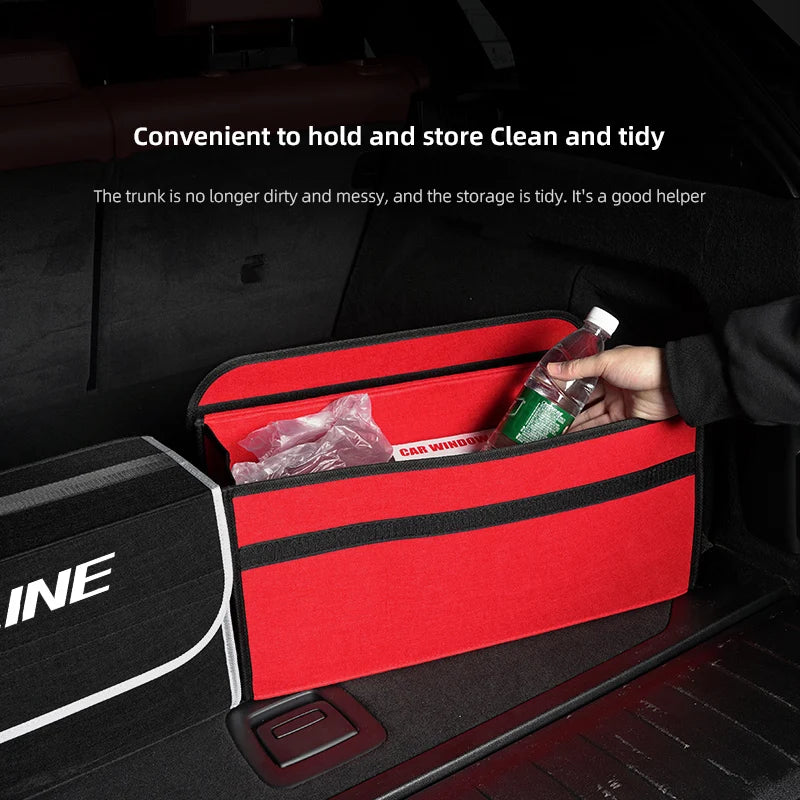 Car Storage Bag Folding Travel Tidying Box Trunk Tools Case For Hyundai Kona Tucson I10 I20 I30 I40 Getz IX35 Venue Accent Ioniq