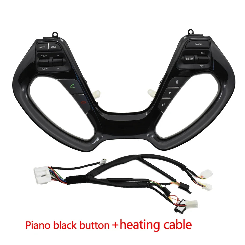 NEW Button Switch For KIA  K3 2016 2017 K3S  Steering Wheel Buttons Frame Switch Audio Voice Cruise Functions