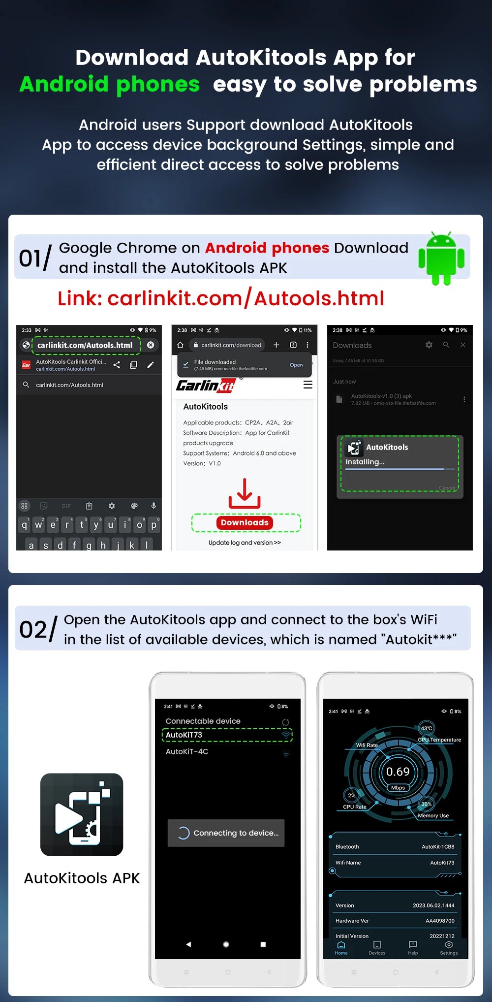 CarlinKit 5.0 & CarlinKit 4.0 Wireless CarPlay Android Auto Waze Music Spotify Auto For Audi Golf Peugeot Mazda KIA Mercedes MG