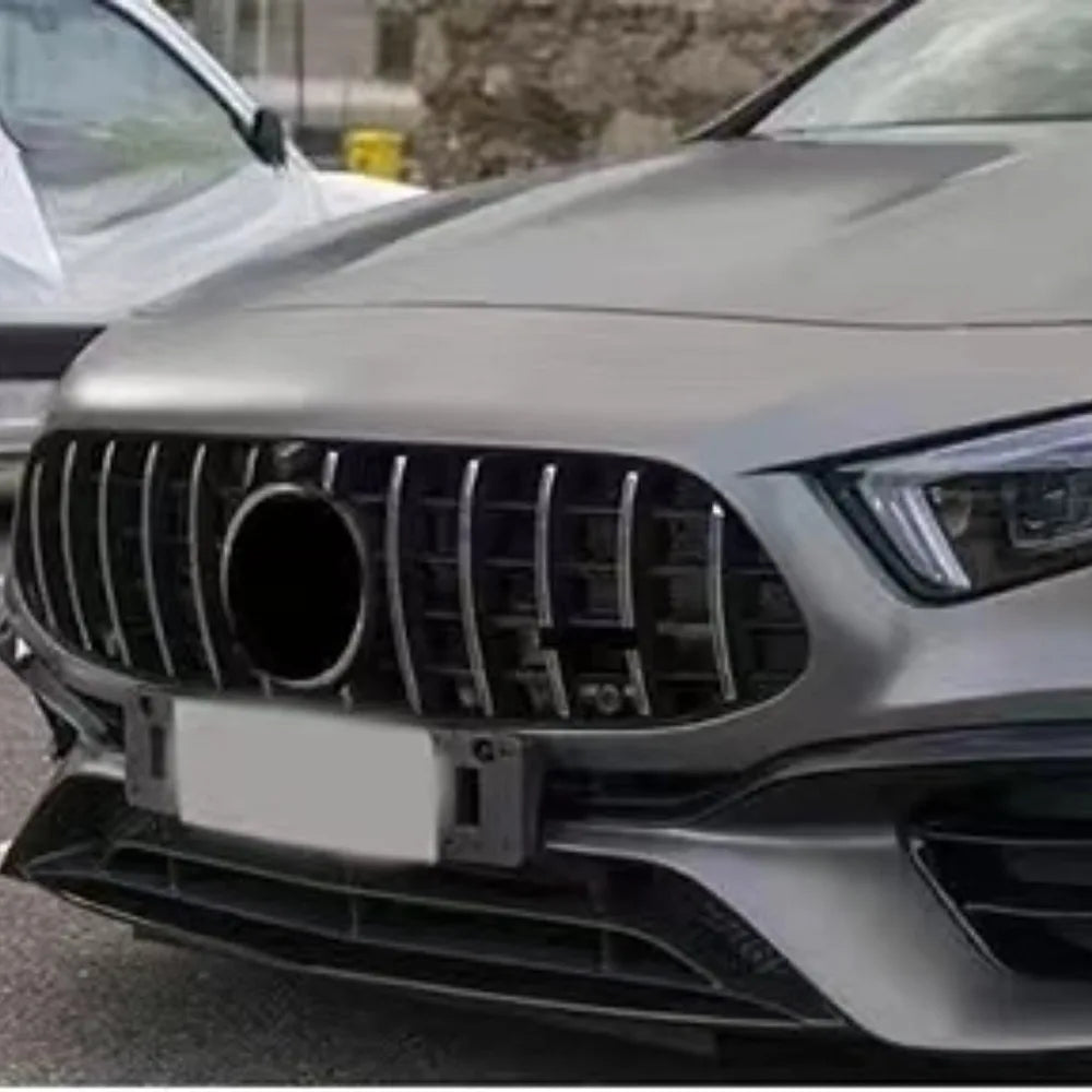 لمرسيدس بنز W177 موديل 2019 2020 2021 2022 A35 Style Auto Front Bumper Panamericana GTR Grille Racing Grill Amg GT Grill