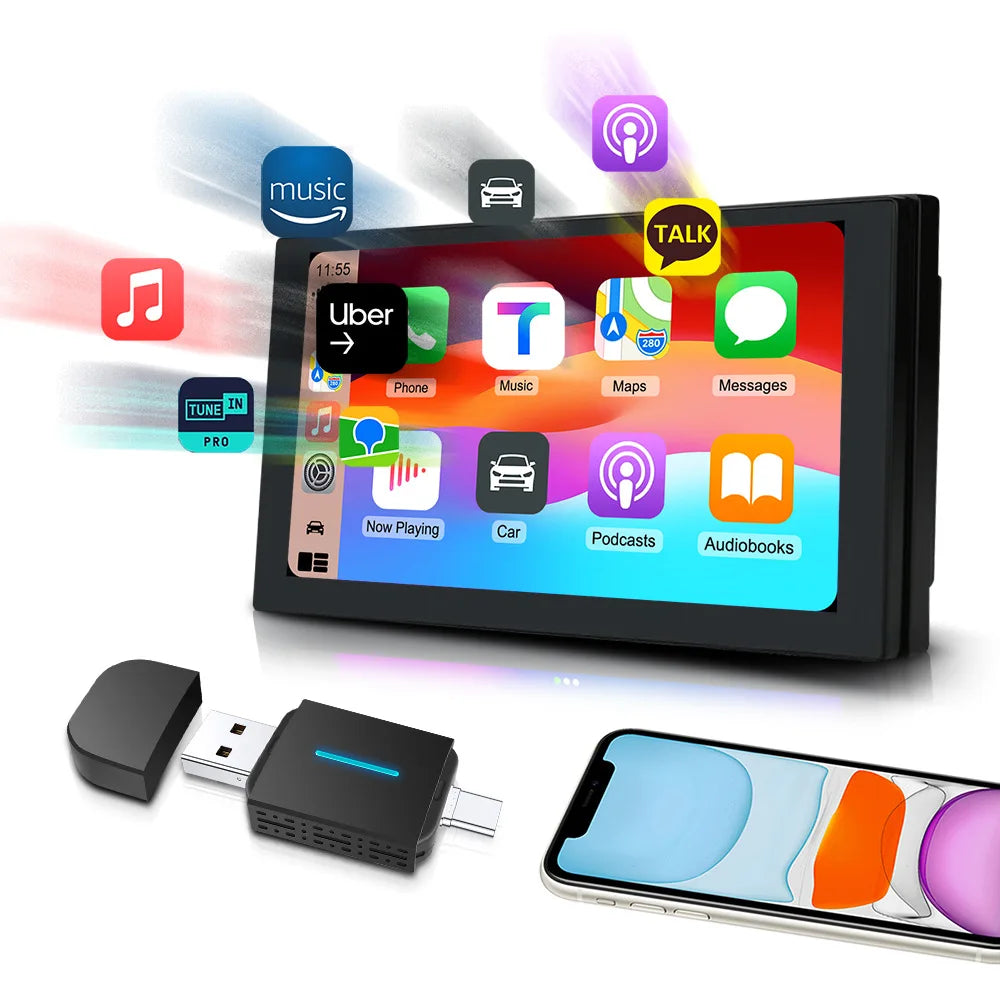 Car Wired To Wireless Carplay Box Car Interconnection Box Car Adapter Wireless Carplay Box Plug and Play
