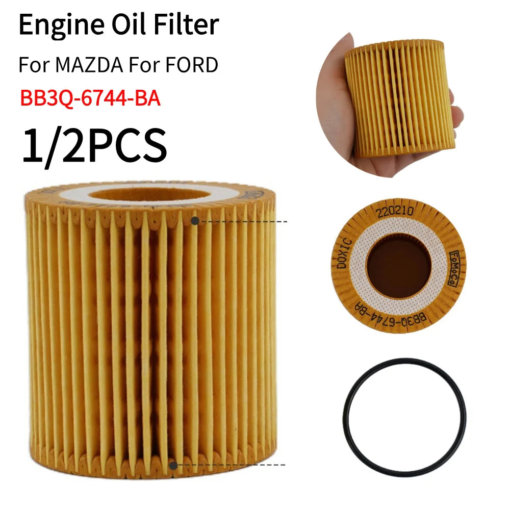 Engine Oil Filter BB3Q-6744-BA For MAZDA BT-50 For FORD Ranger 2.2 3.2 TDCi TDDi Car Replacement Part Accessories