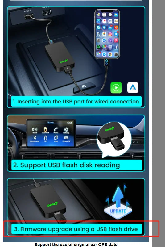 CarlinKit 5.0 & CarlinKit 4.0 Wireless CarPlay Android Auto Waze Music Spotify Auto For Audi Golf Peugeot Mazda KIA Mercedes MG